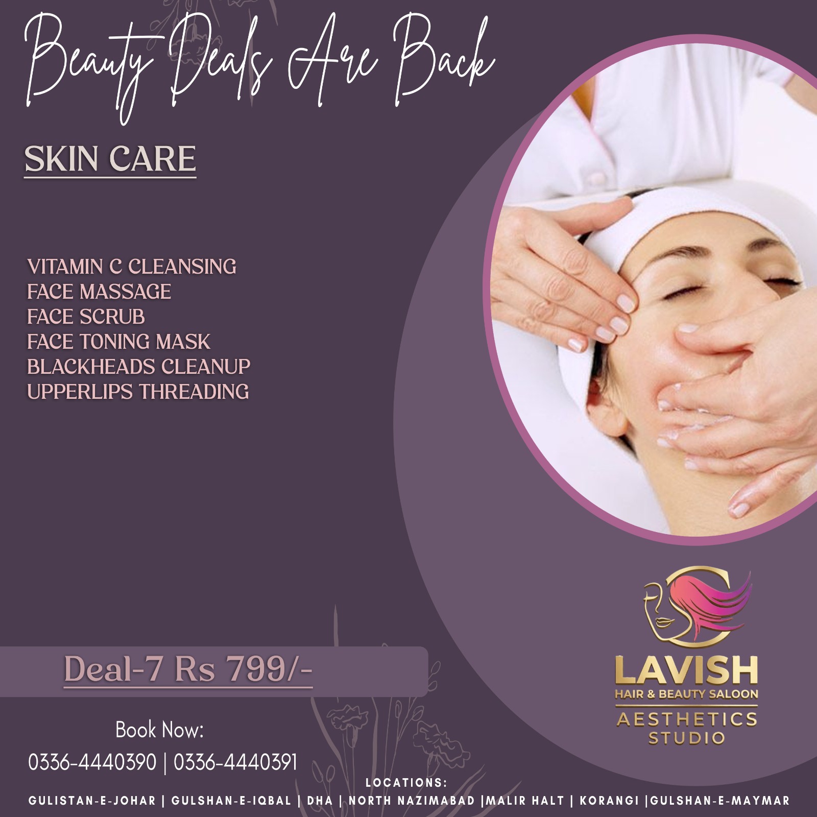 Lavish Hair & Beauty Salon Facebook ad