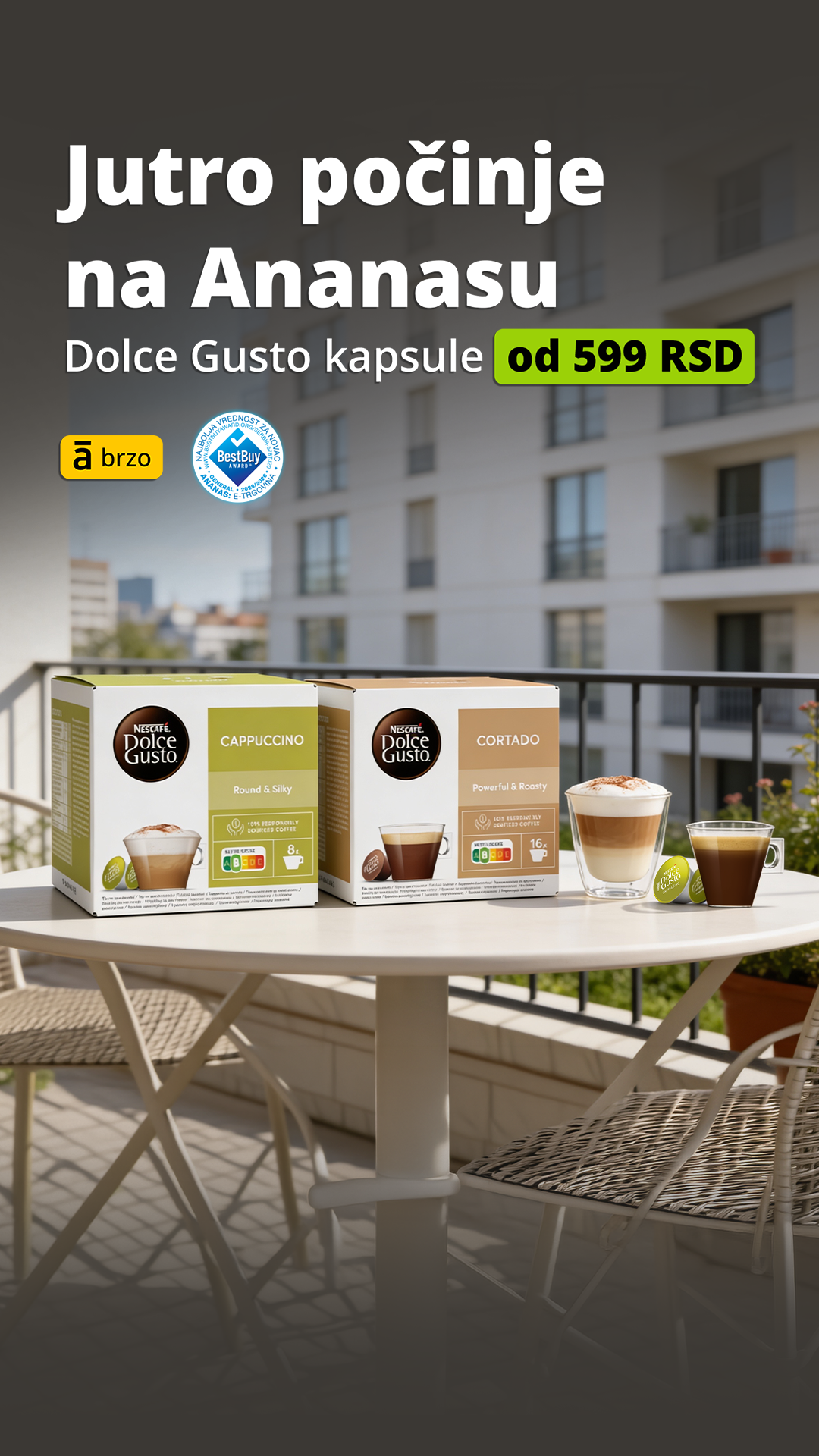 Ananas.rs Facebook ad: Već od 599 RSD