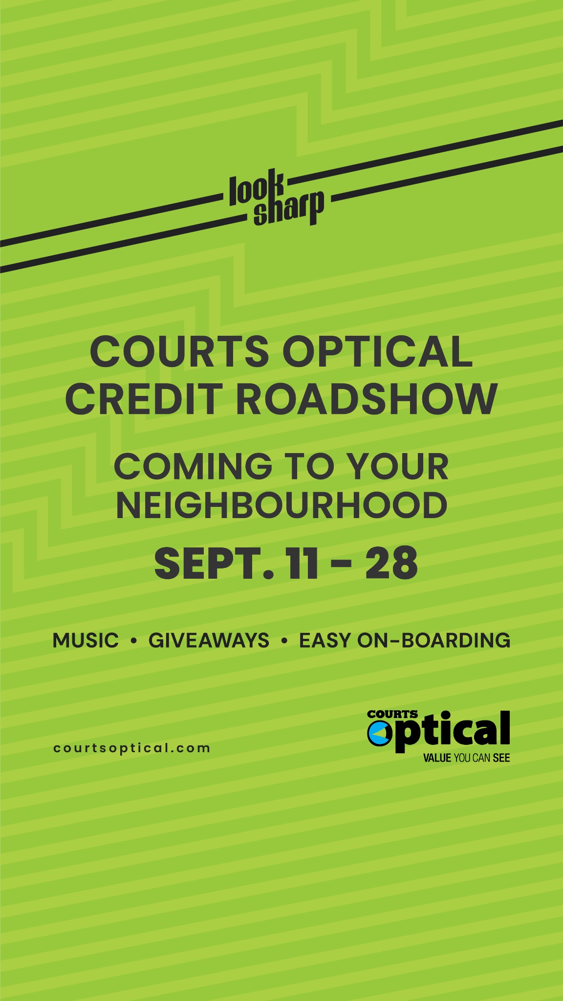 Courts Optical Jamaica Facebook ad: Check us out!