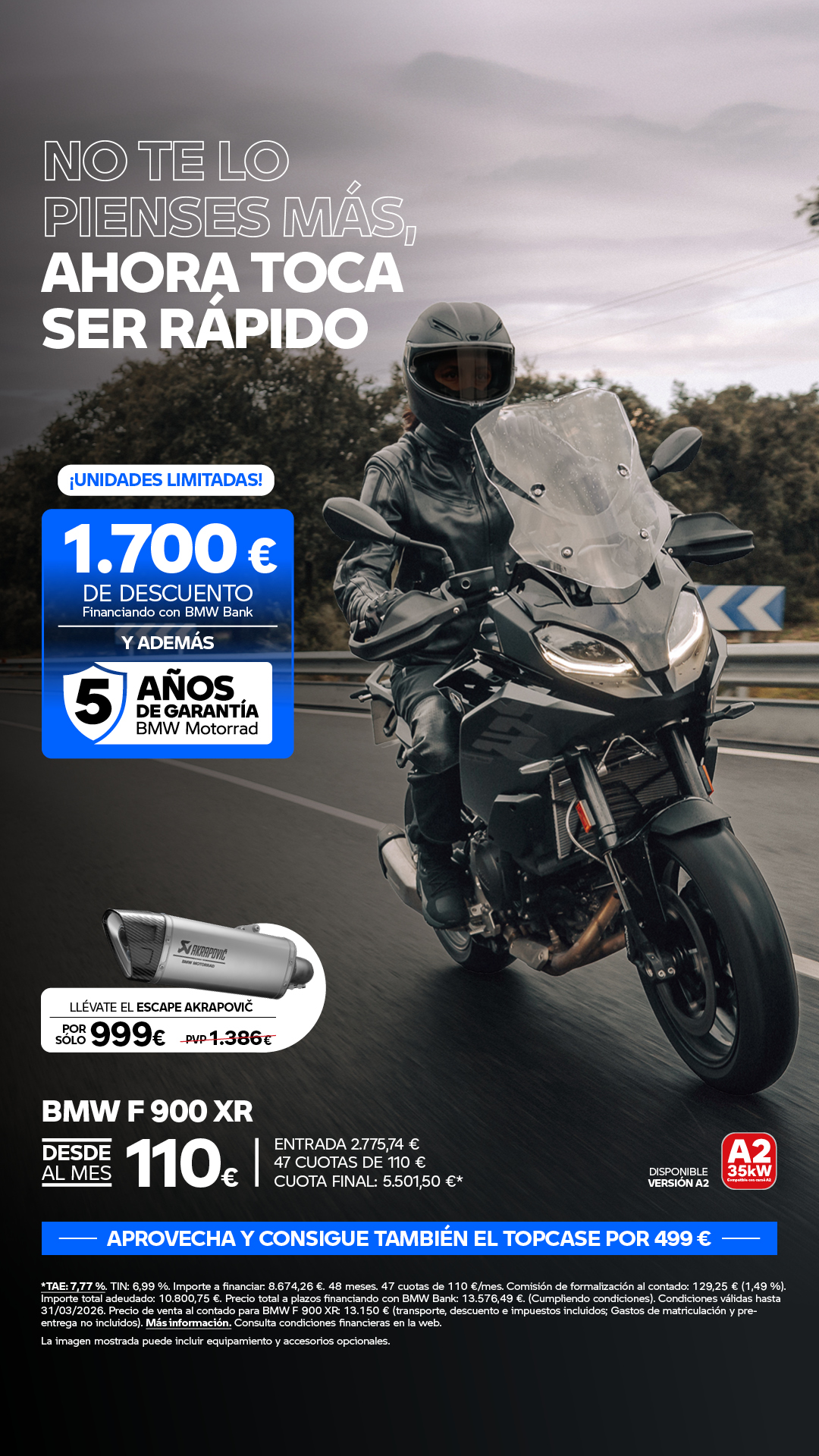 BMW Motorrad España Facebook ad from Jan 29, 2026