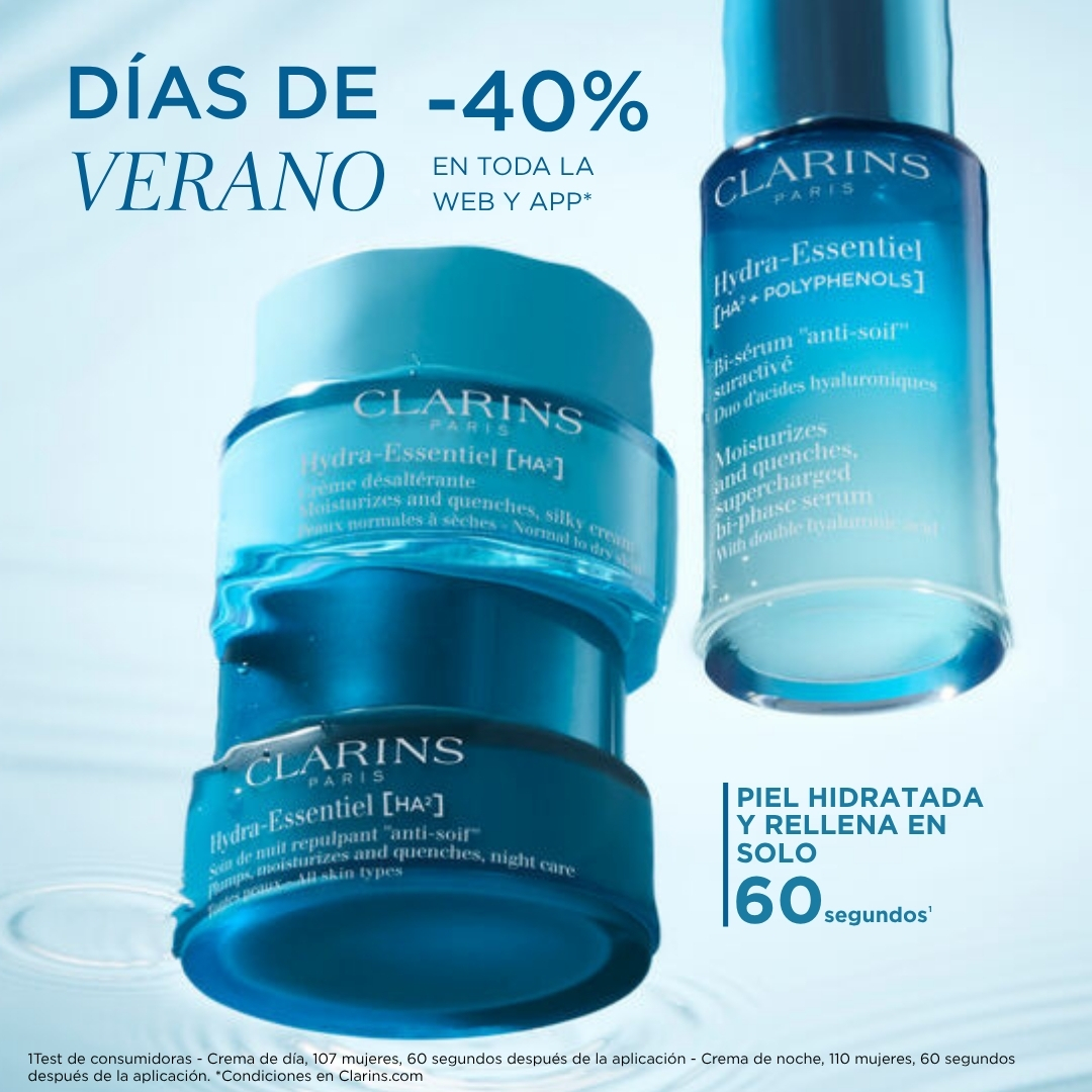 Clarins Facebook ad