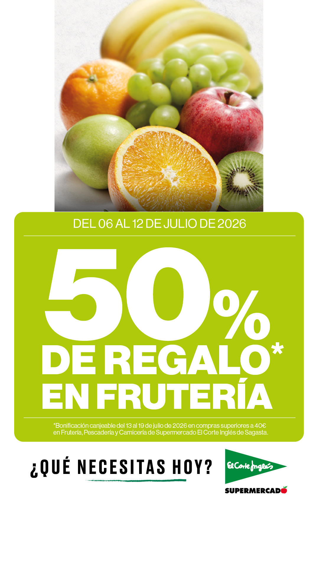 El Corte Inglés FOOD Facebook ad