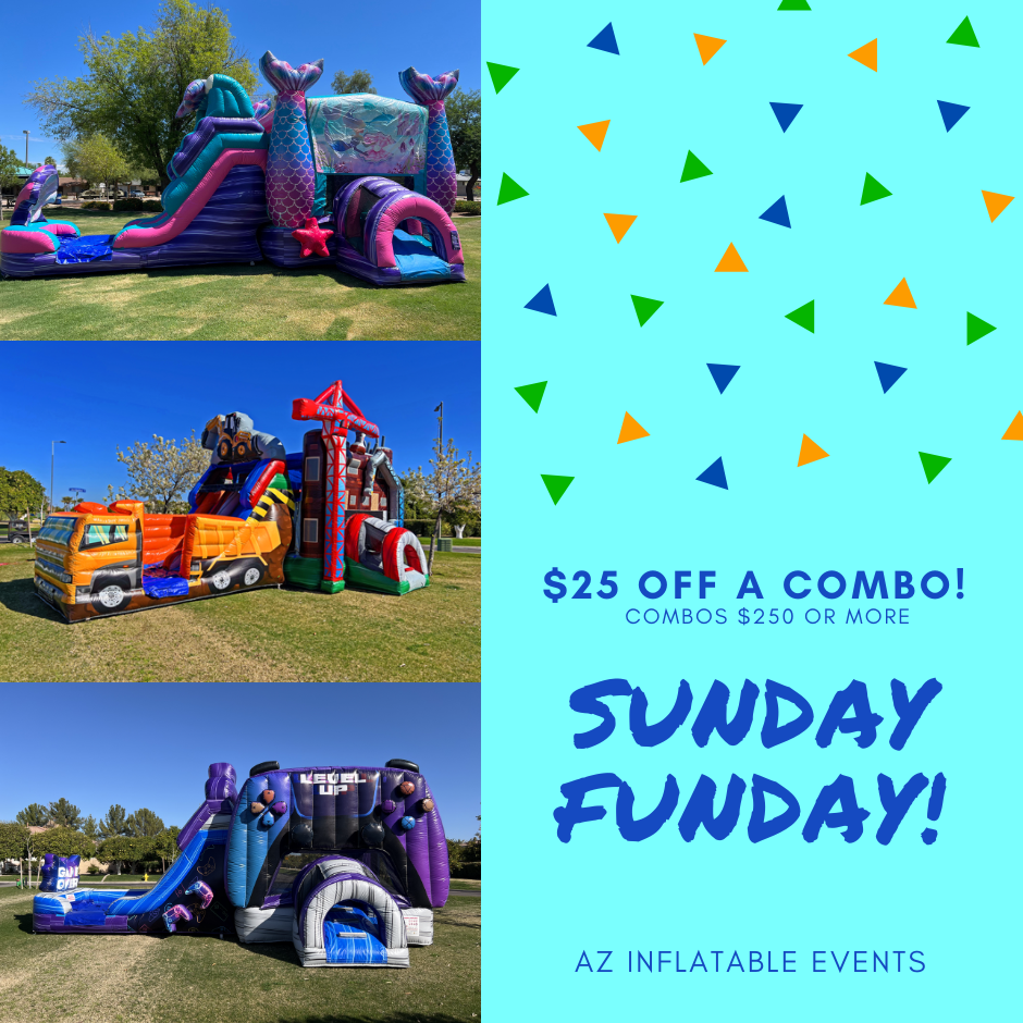 AZ Inflatable Events Facebook ad
