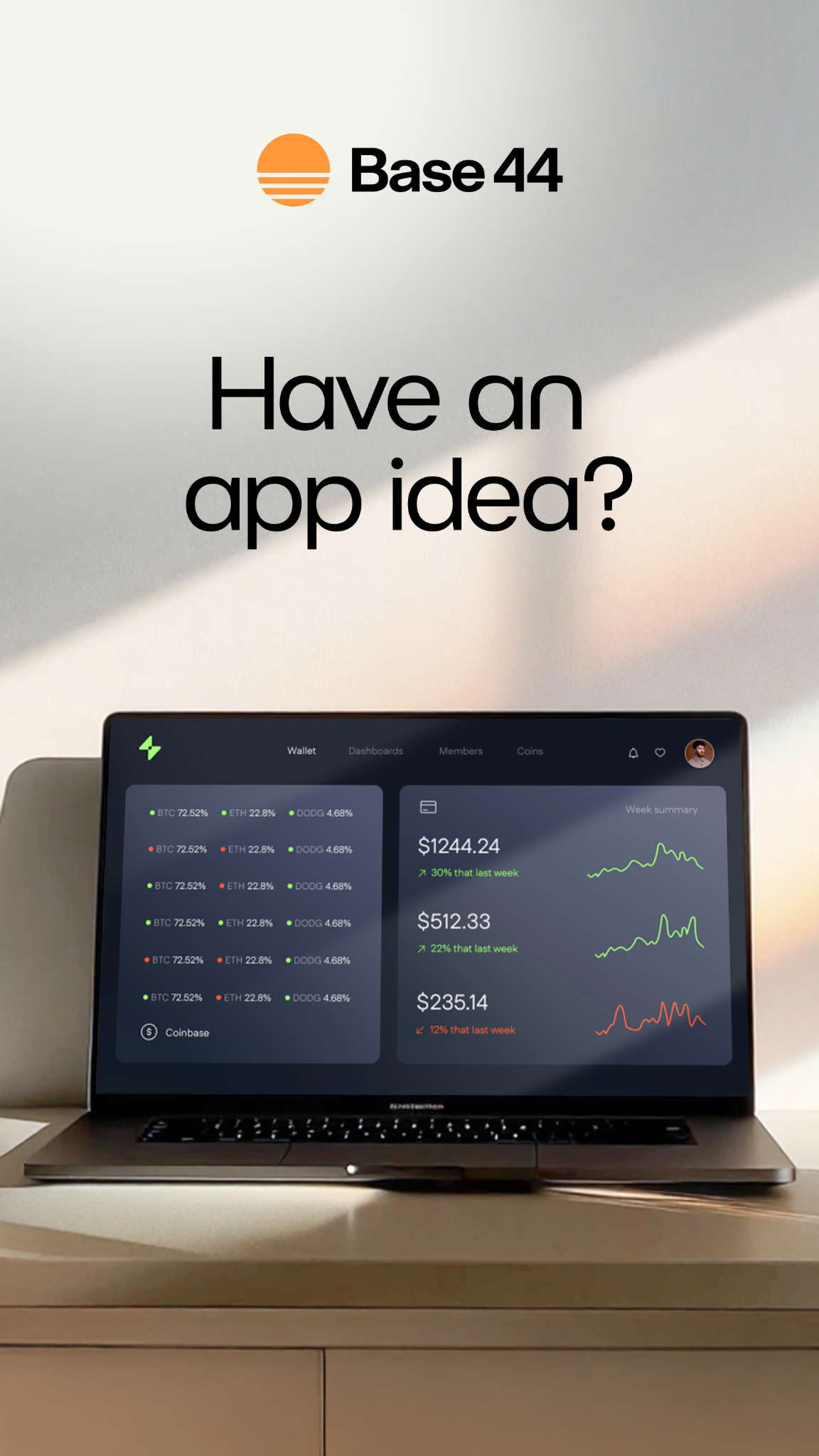 Base44 Facebook ad