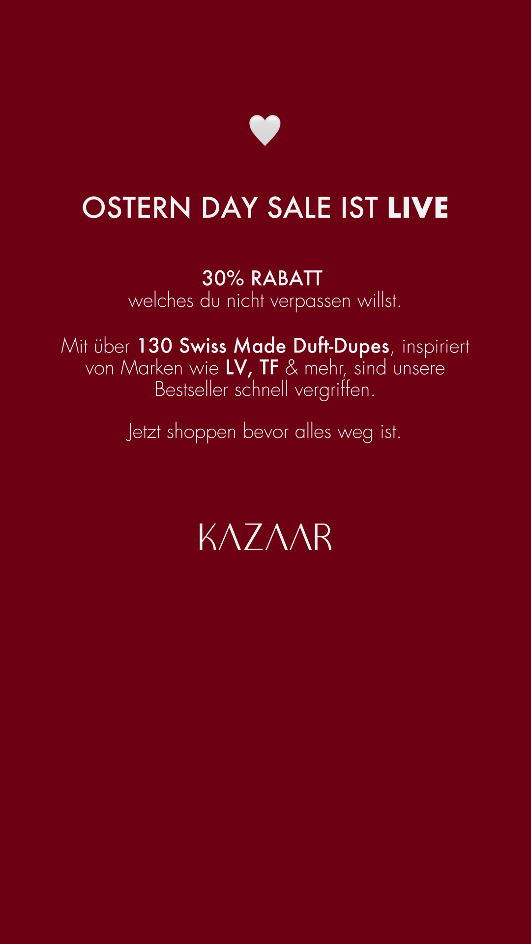Kazaar Facebook ad