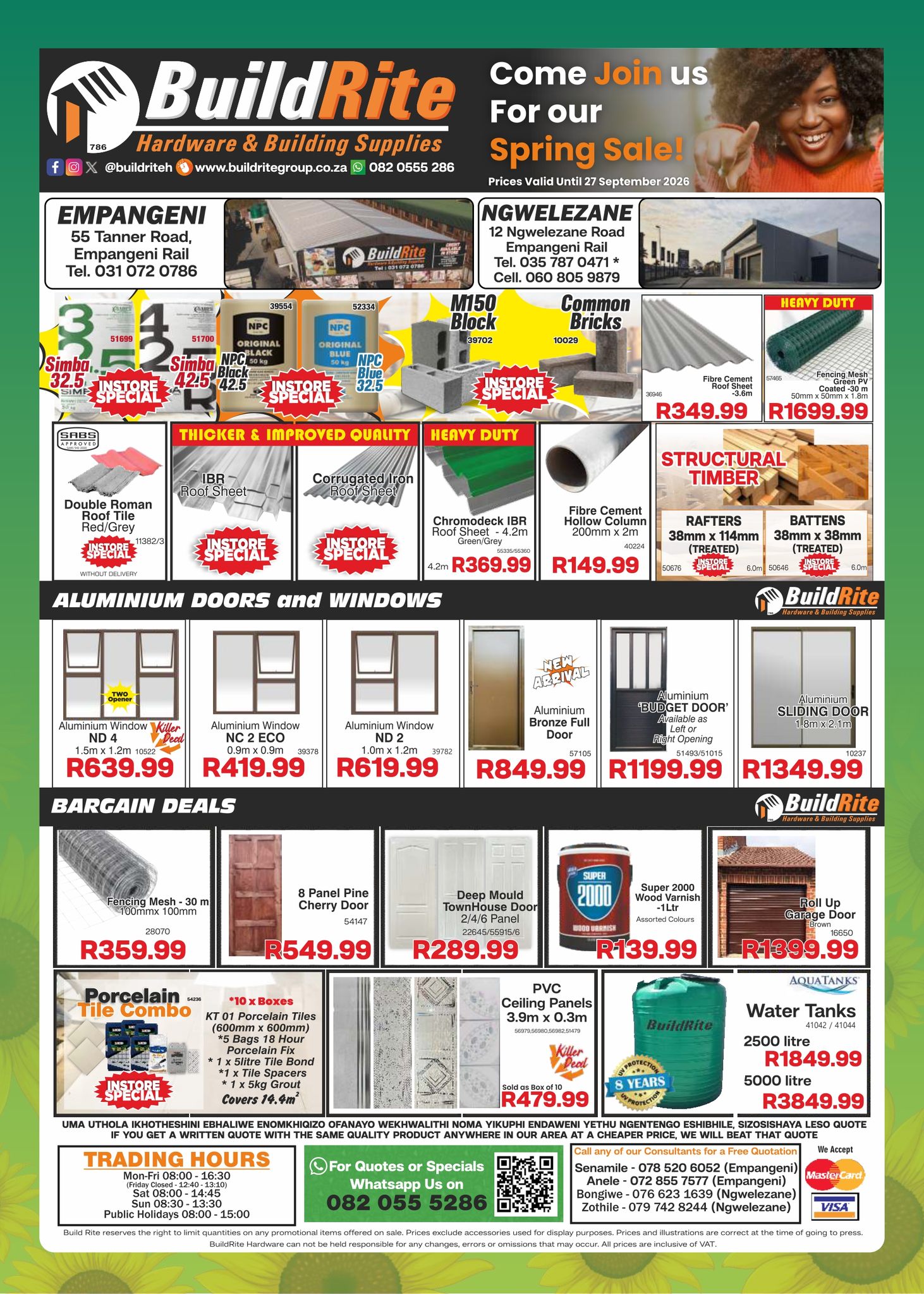 Build Rite Hardware Facebook ad
