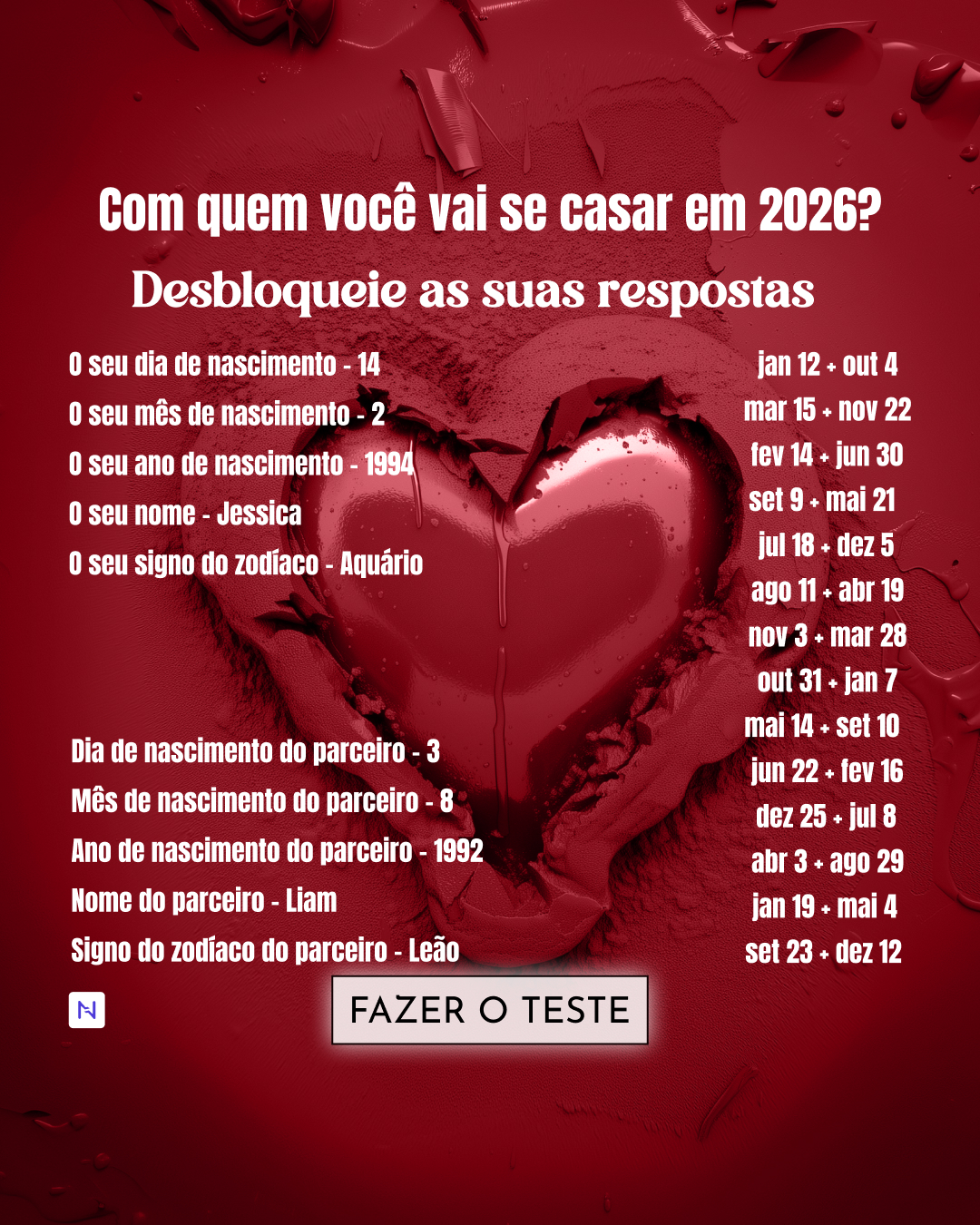 Nebula: Marriage Compatibility Facebook ad