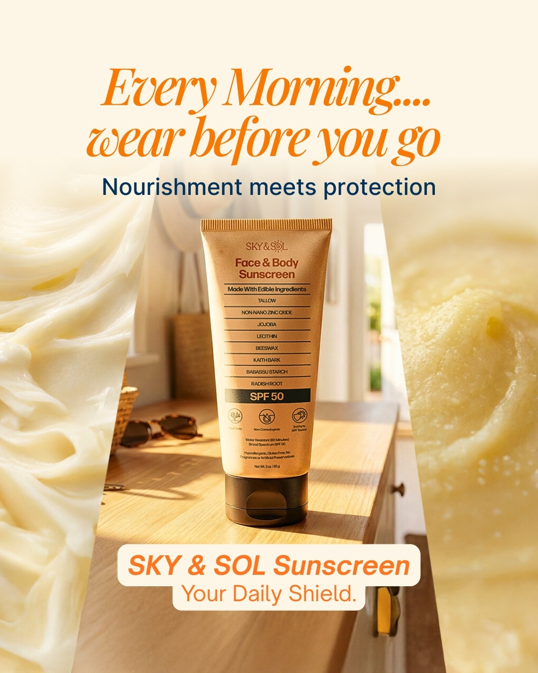 Sky&sol Facebook ad