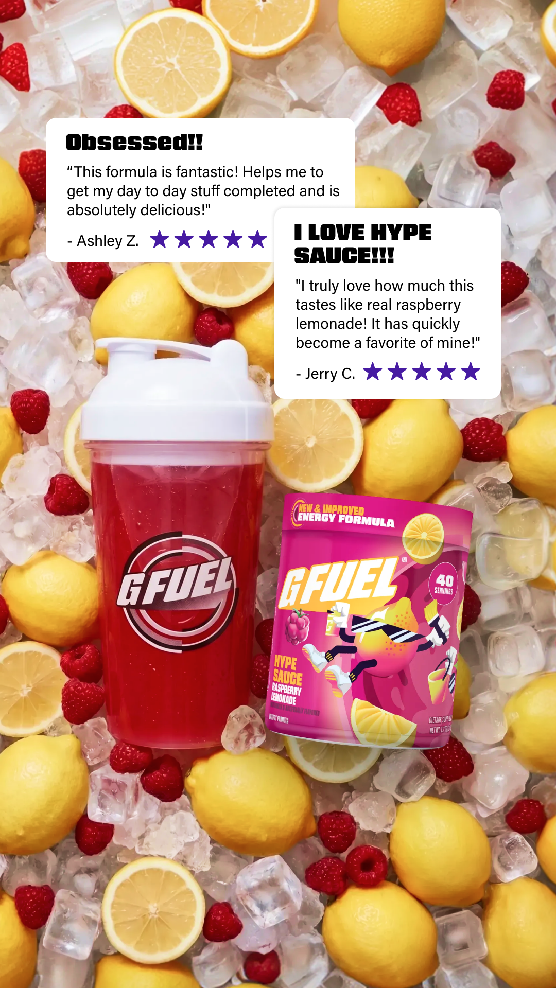 G FUEL Facebook ad