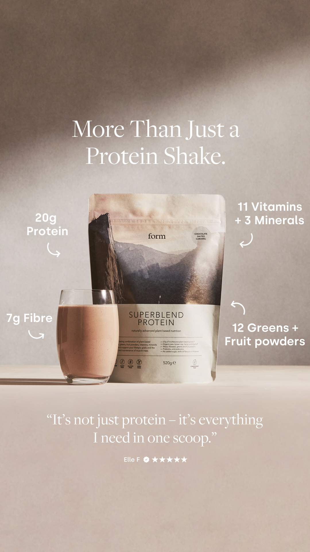 Form Nutrition Facebook ad