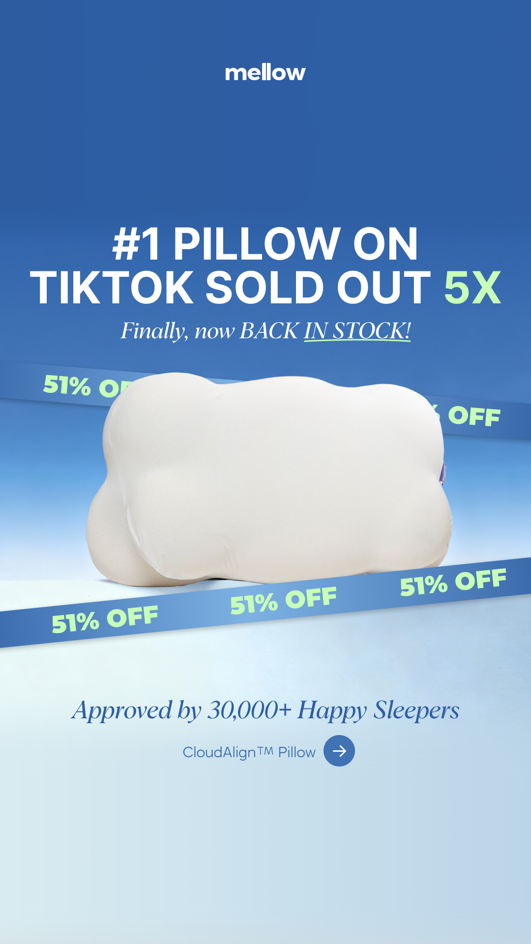 Mellow Sleep Facebook ad