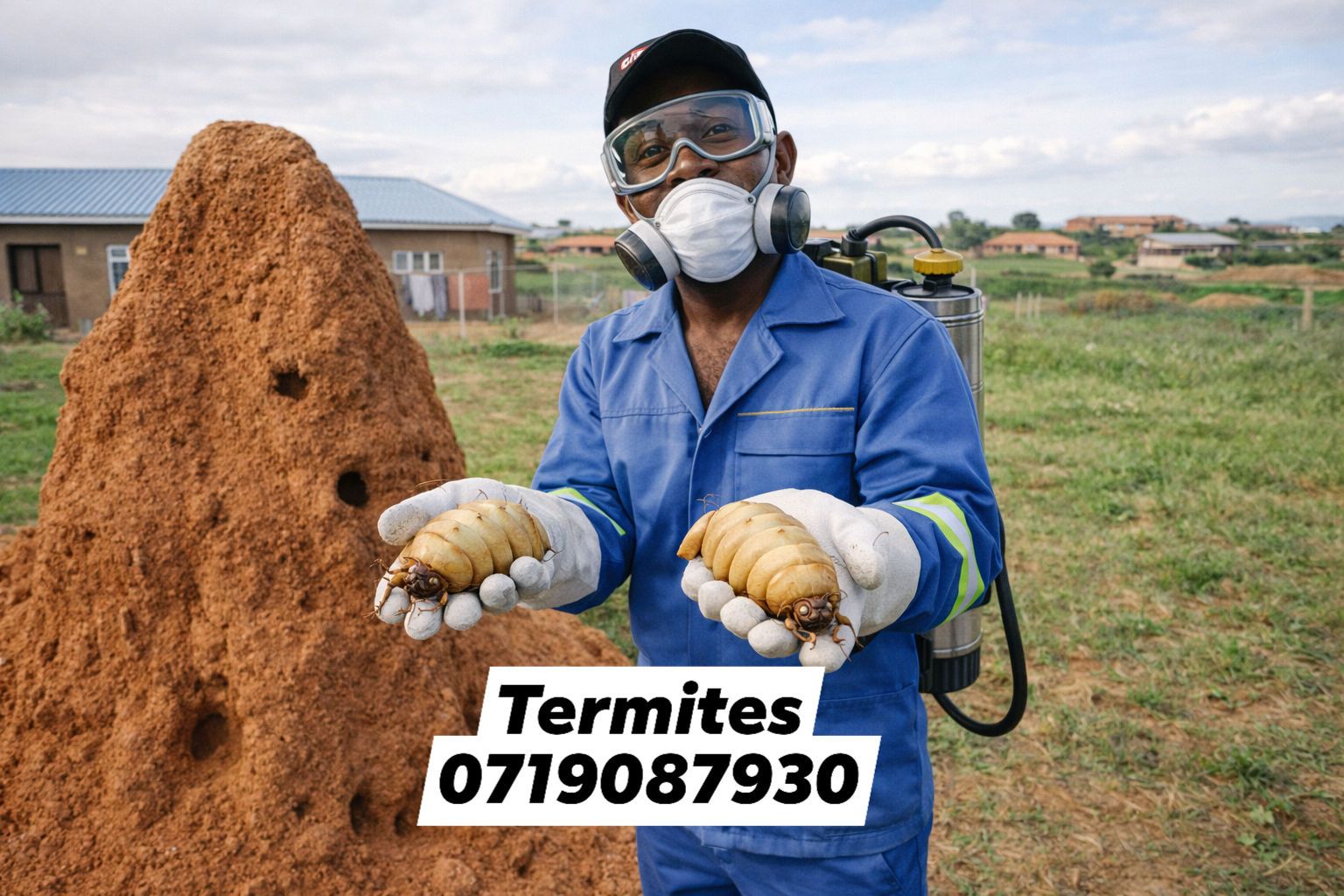 Daffon fumigators pest control Zimbabwe Facebook ad: Termites Treatment, zvichuru zvese call/WhatsApp today 071…