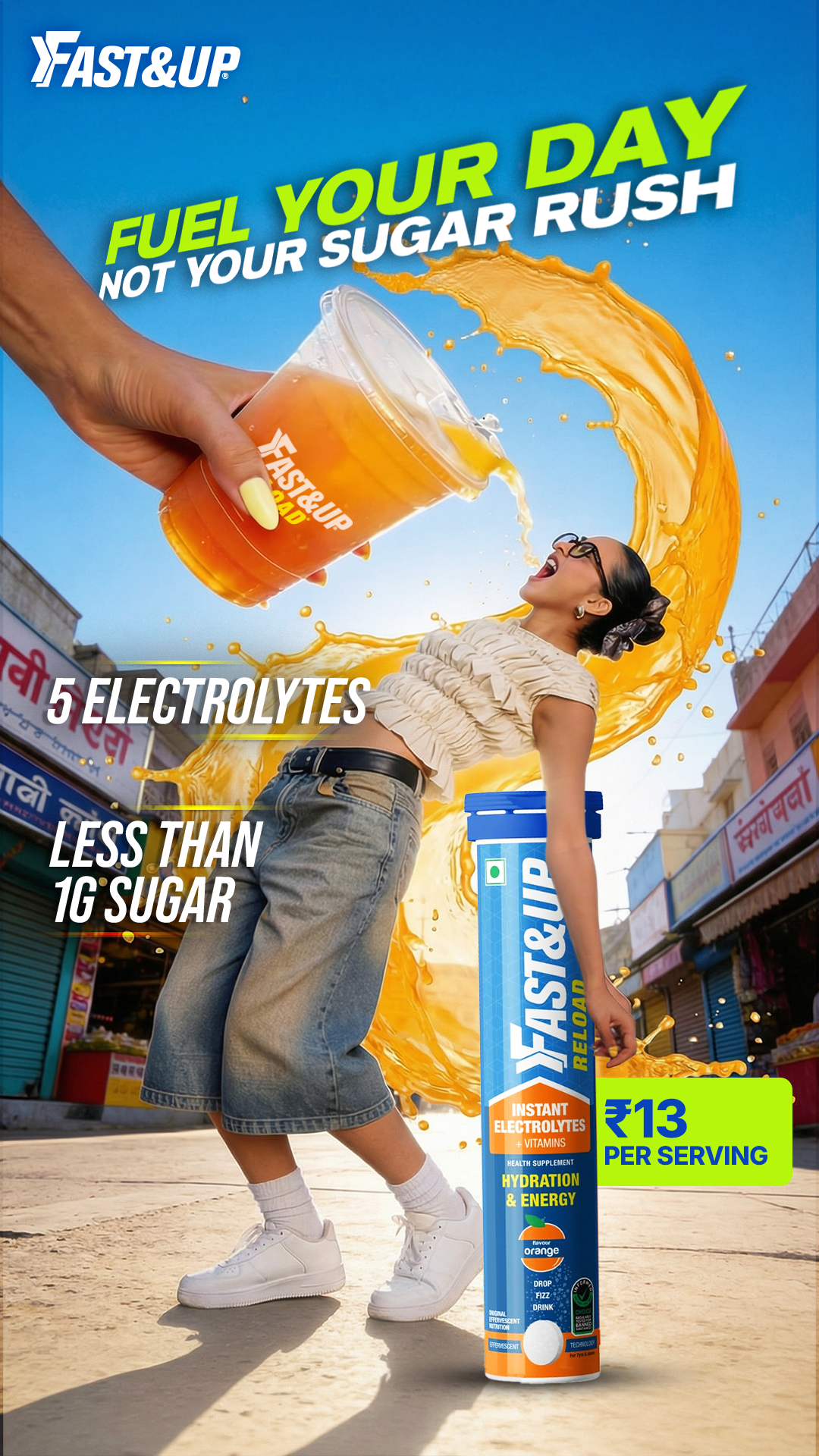 Fast&Up India Facebook ad