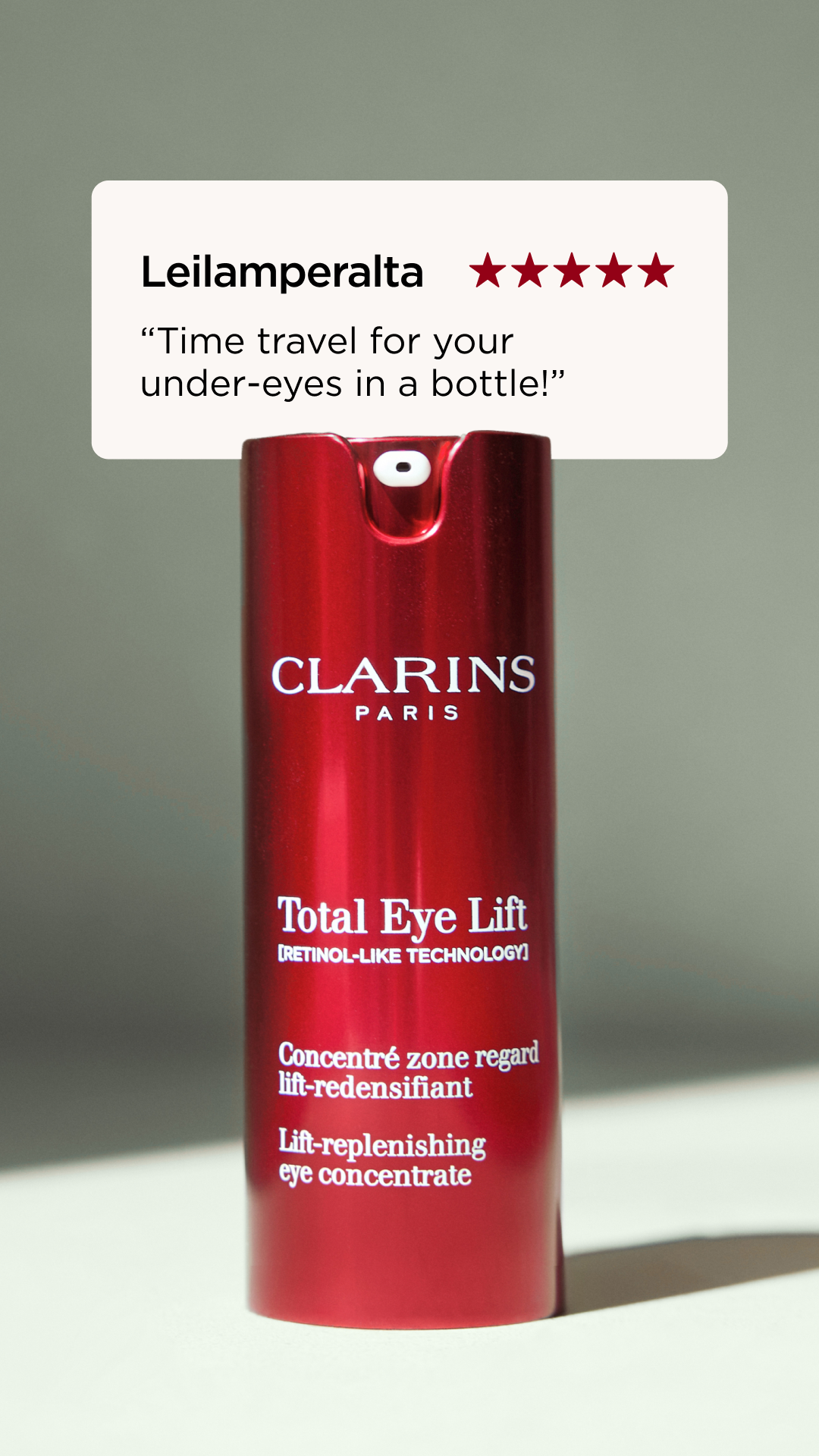 Clarins Facebook ad