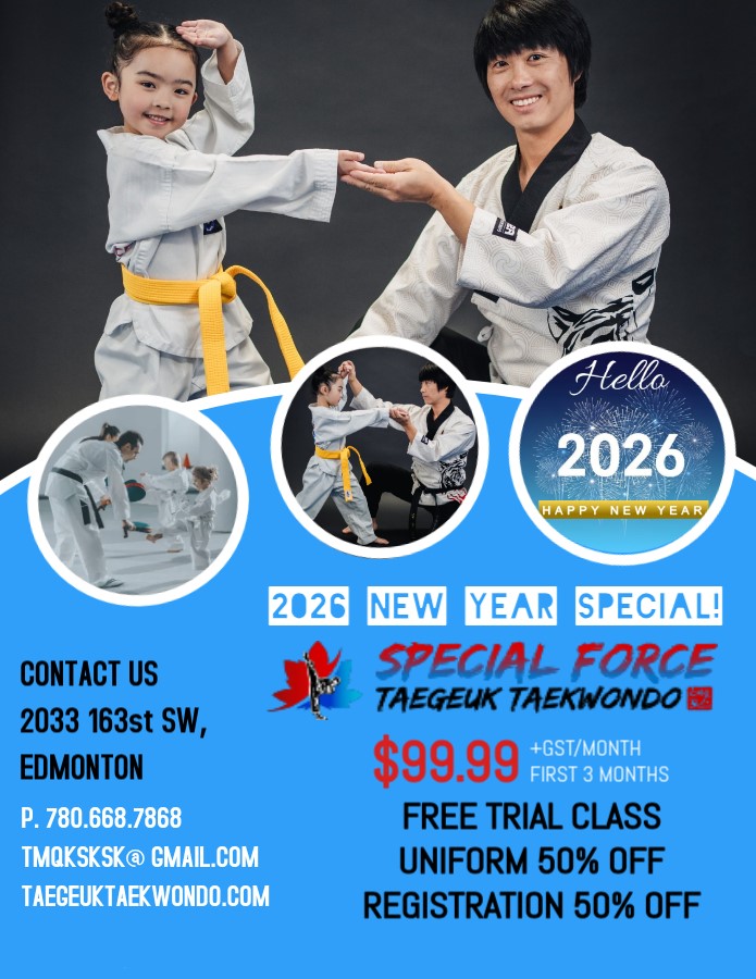 Special Force Taegeuk Taekwondo Facebook ad: Special Force Taegeuk Taekwondo Edmonton, Martial Arts…