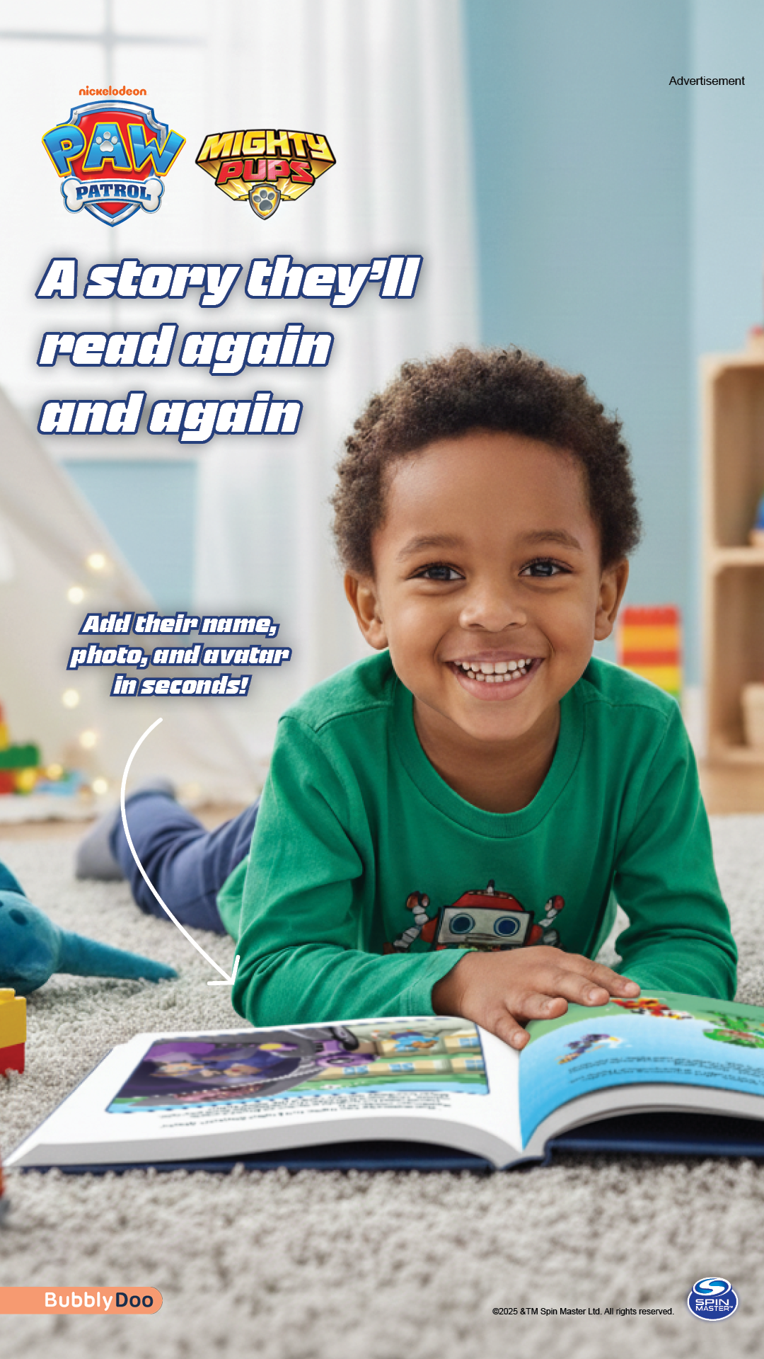 BubblyDoo Books Facebook ad