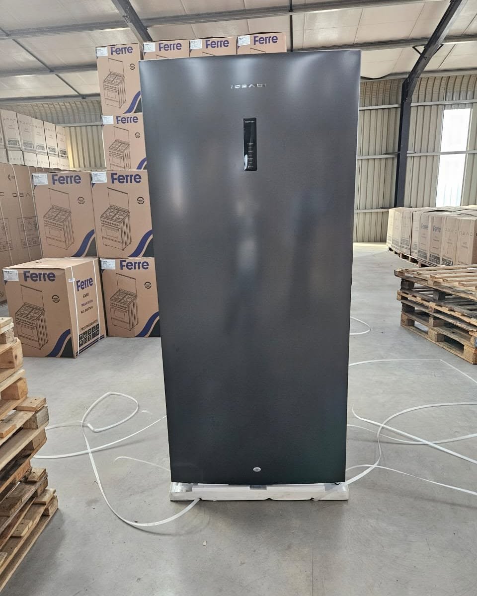 Laila Khaki Facebook ad: Sale! OBAC Upright Freezer 603L with 5 Year Warranty