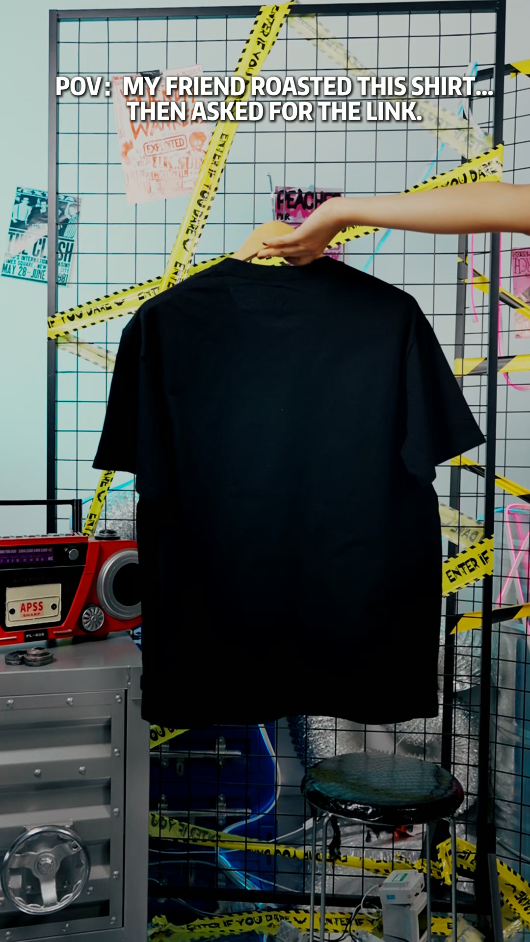 Geeksoutfit Facebook ad: Measure for Geek!