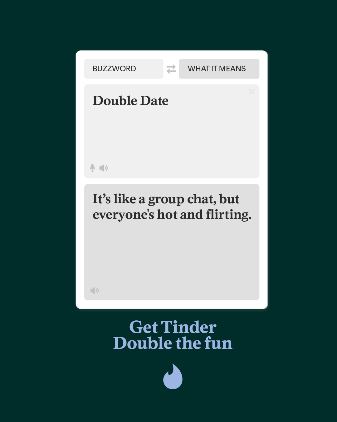 Tinder UK Facebook ad