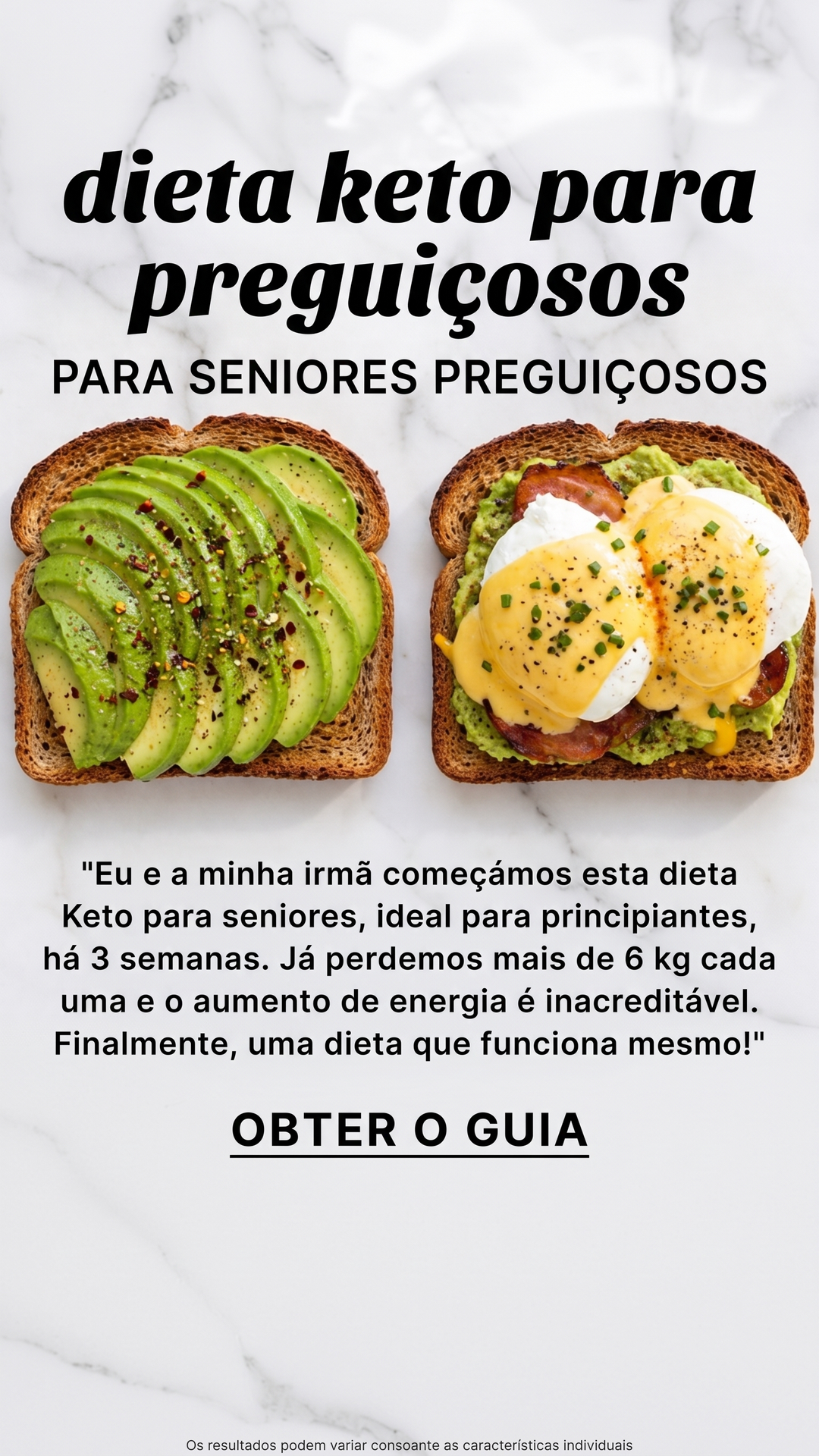 Julie Brown Facebook ad: Comece sua transformação agora!
