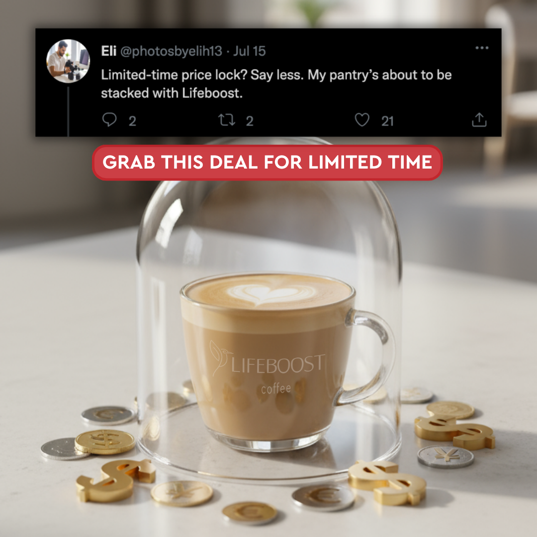Lifeboost Coffee Facebook ad