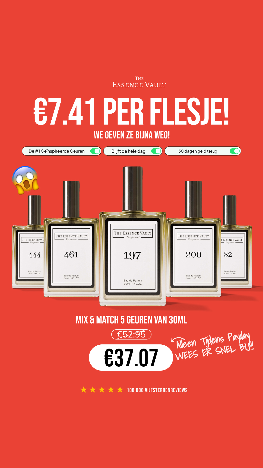The Essence Vault Facebook ad