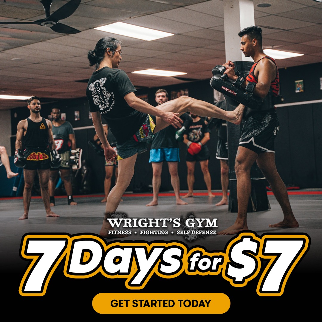 Wright's Gym/Krav Maga Pittsburgh Facebook ad from Dec 18, 2025