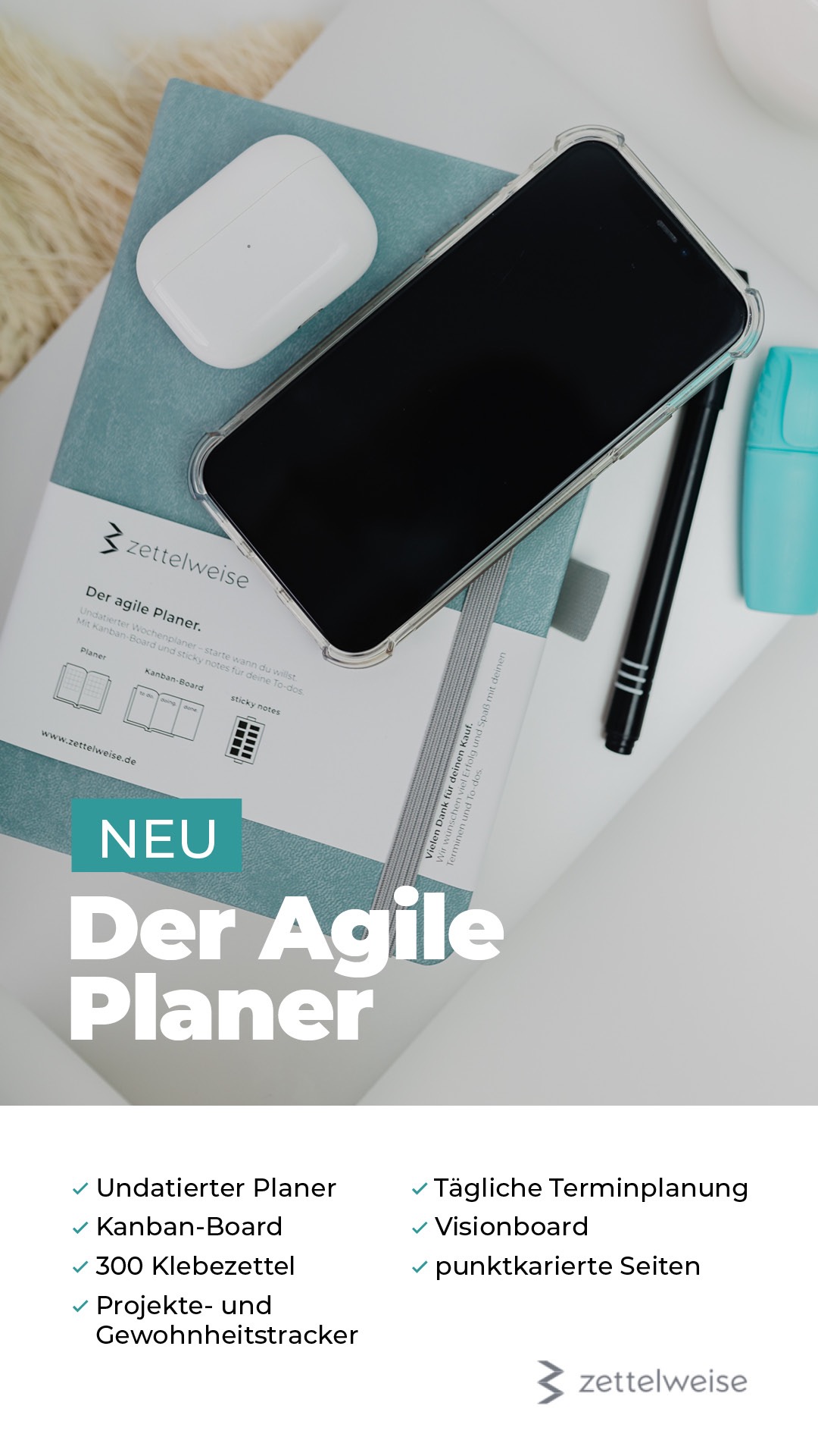 zettelweise - das agile Notizbuch Facebook ad