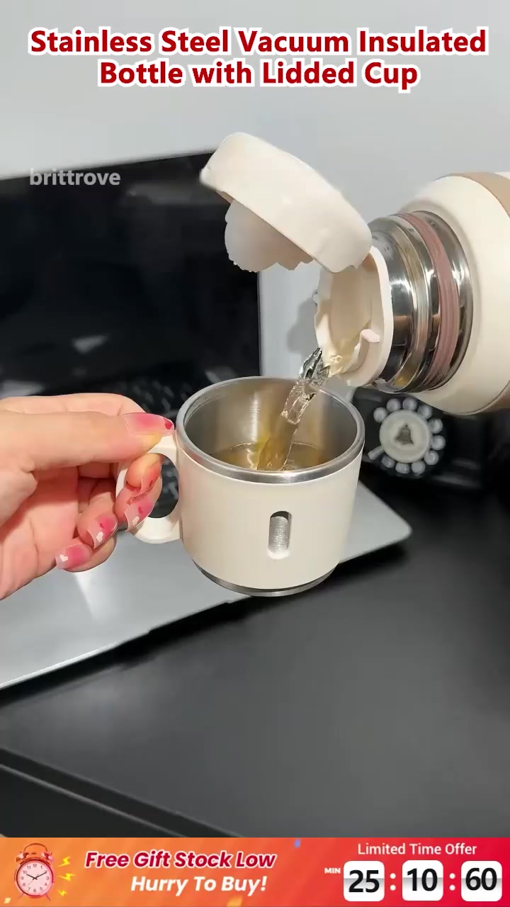 Brittrove Facebook ad: [Double-Walled Insulated Vacuum Flask] One sip to savor…