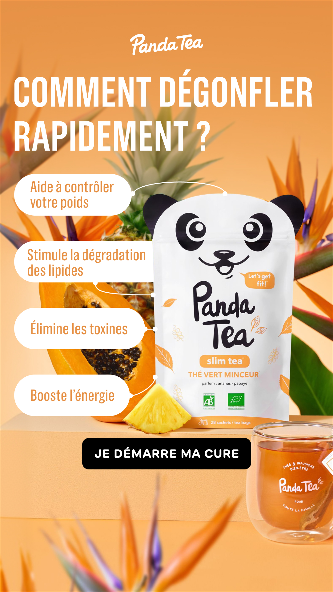 Panda Tea Facebook ad
