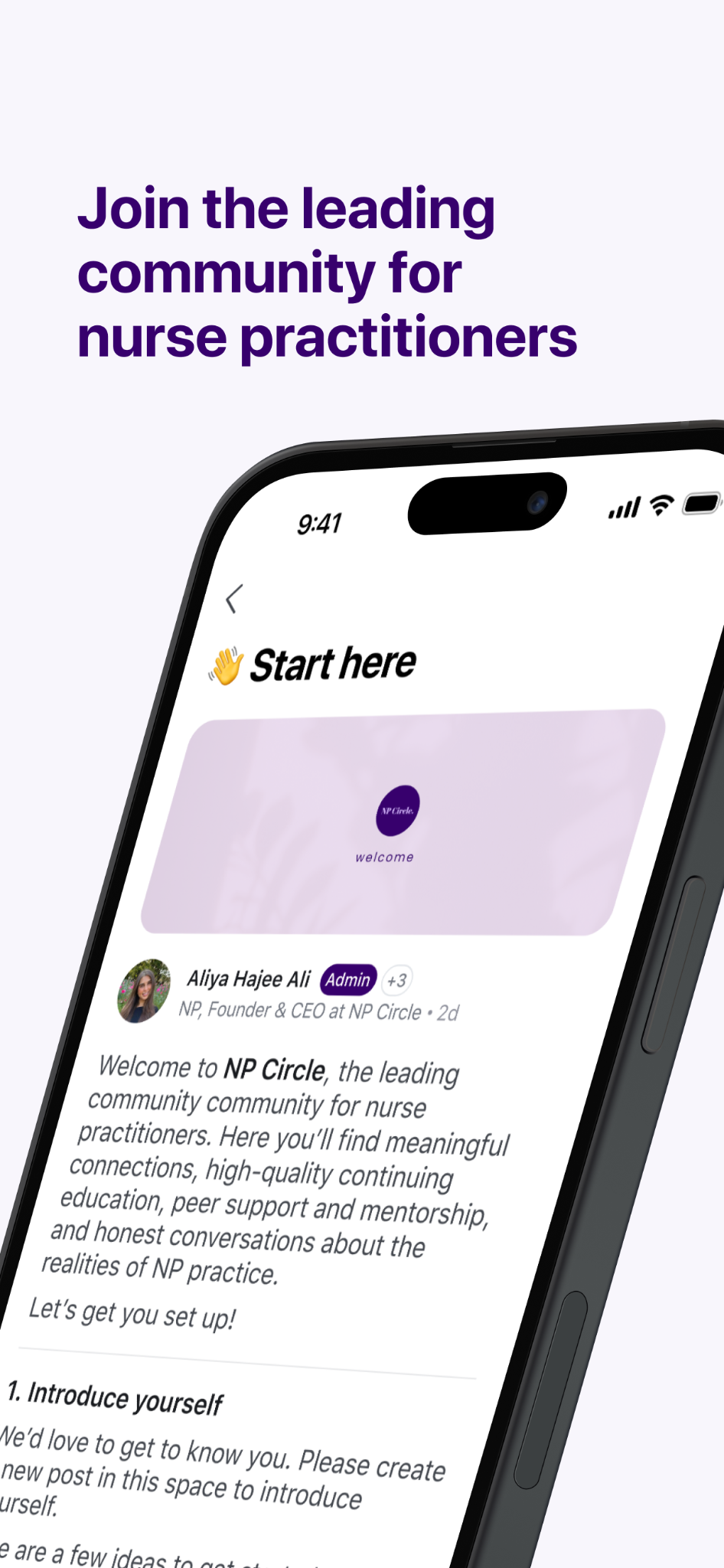 NP Circle Facebook ad