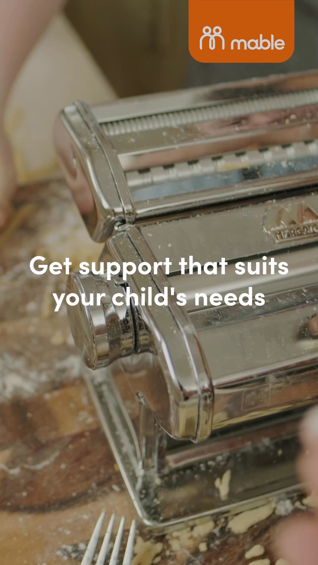 Mable Facebook ad: Find the right fit for your child