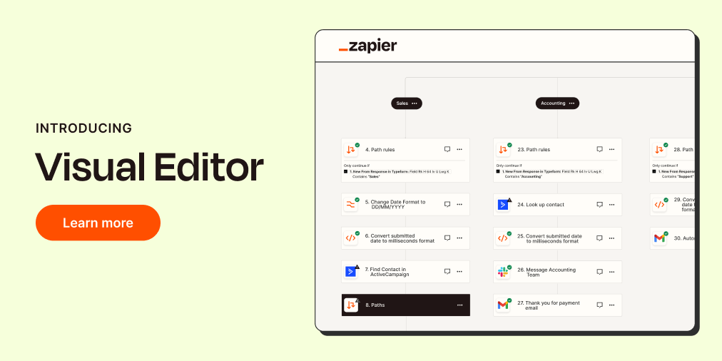 Zapier Facebook ad