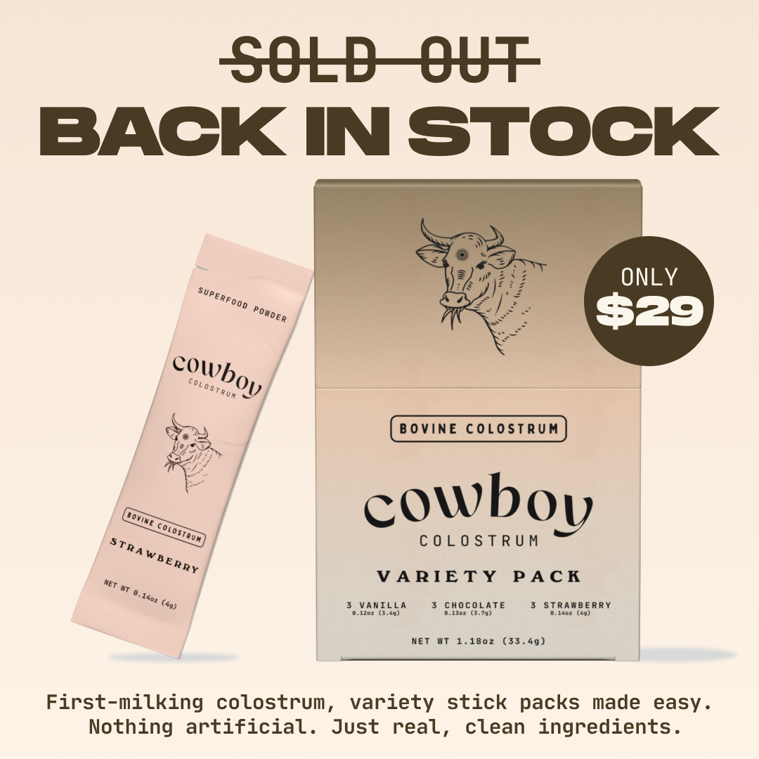 Cowboy Colostrum Facebook ad