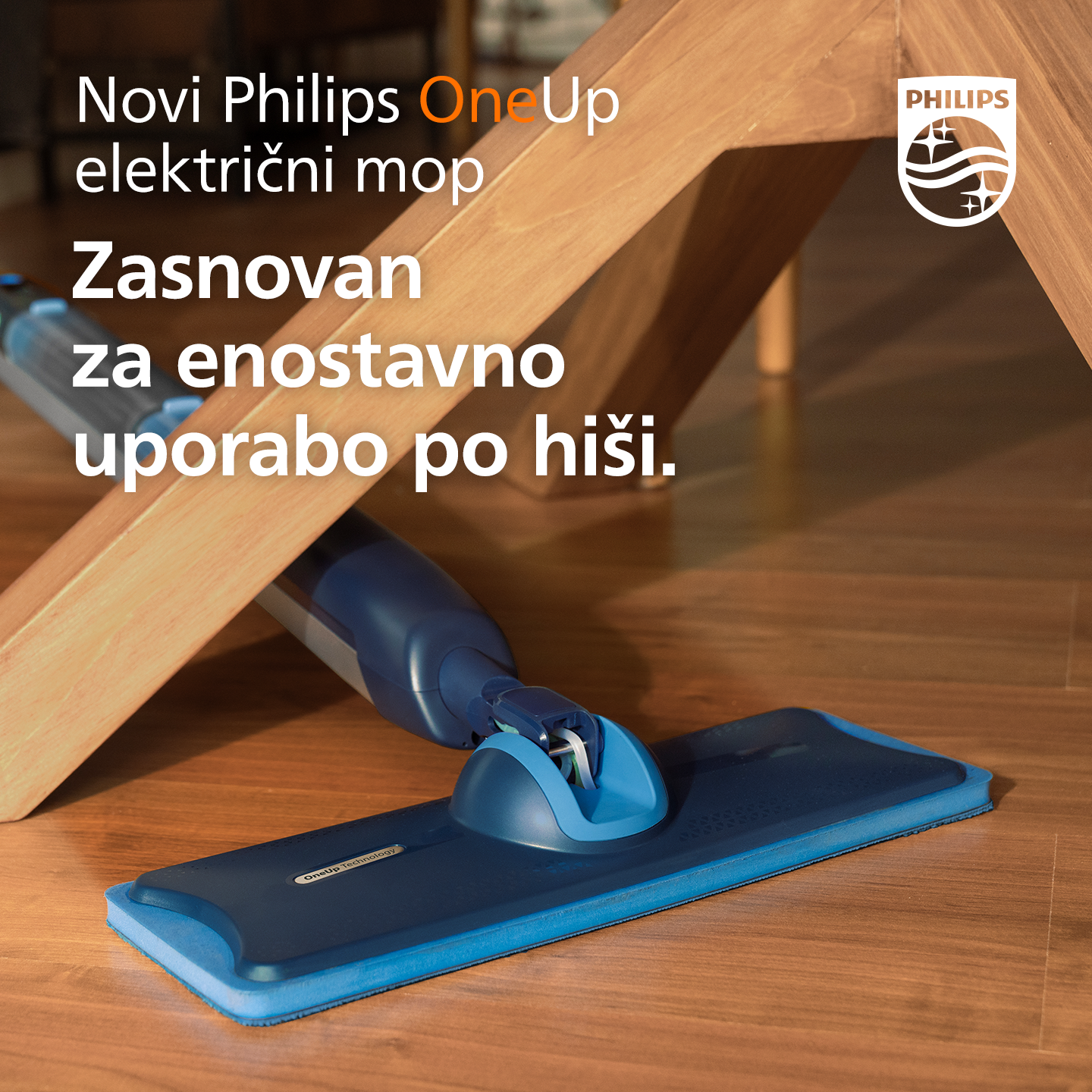 Philips Home Living Facebook ad: Pozabi stari mop.