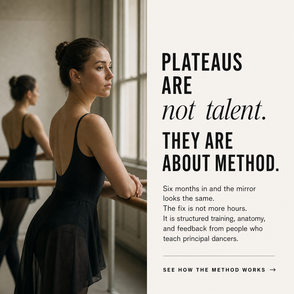 Dance Masterclass Facebook ad