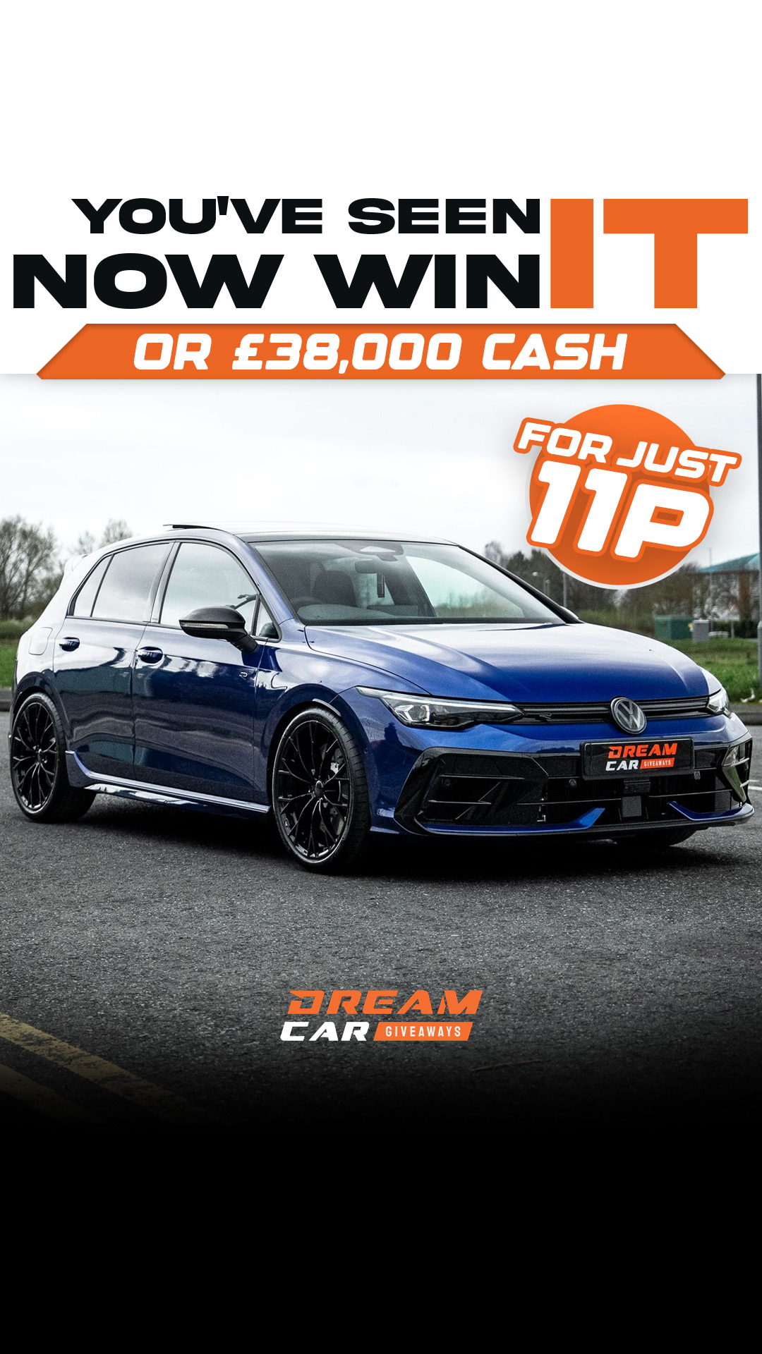 Dream Car Giveaways Facebook ad