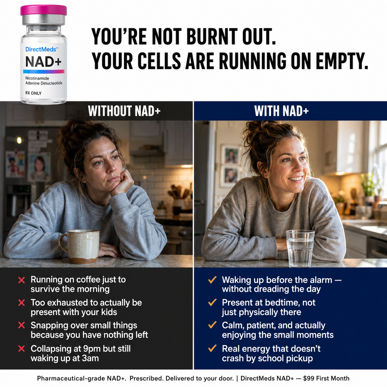 Sandra Hillsworth Facebook ad: Struggling with Low Energy?