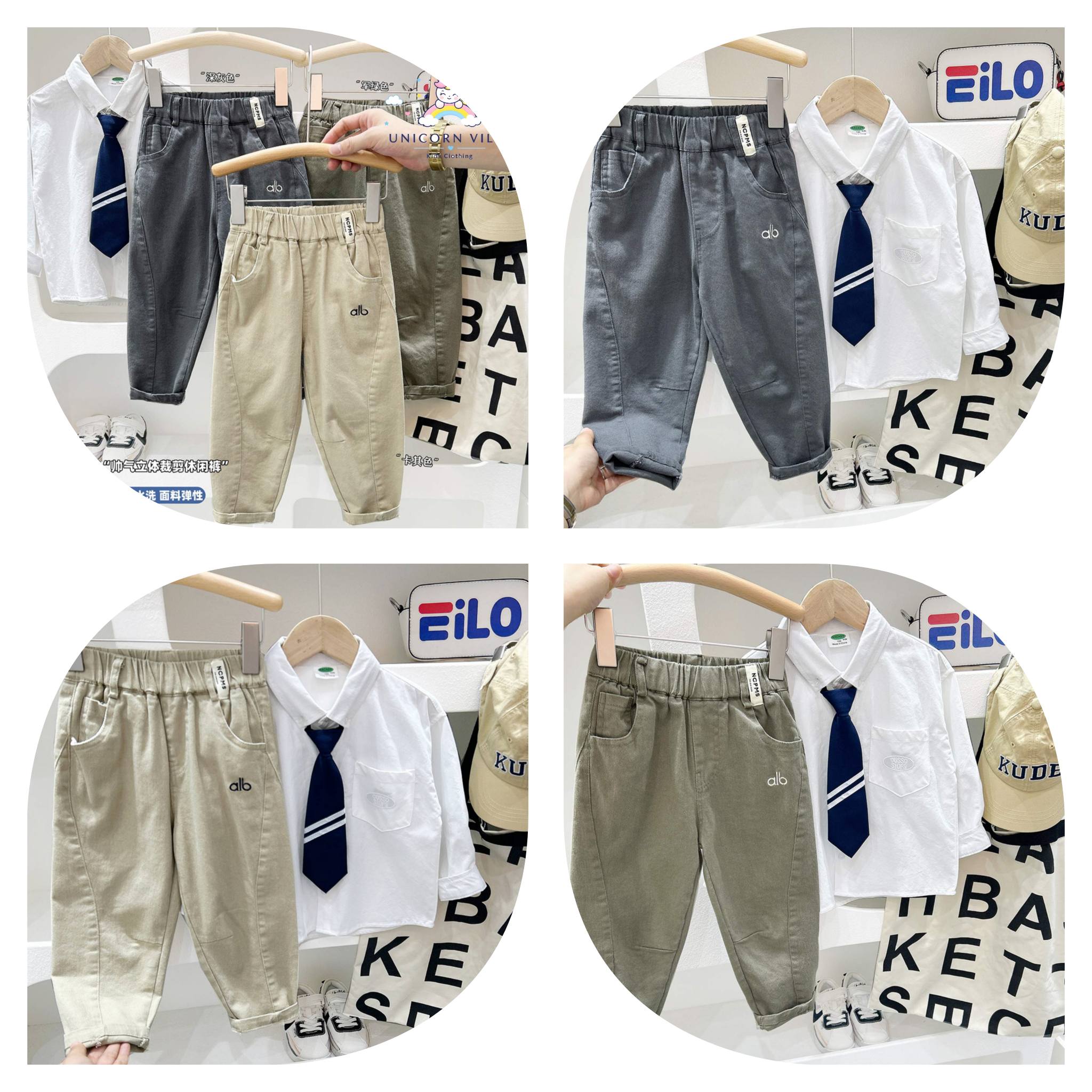 Unicorn Villa Facebook ad: Boy / Girl Pant ဘောင်းဘီ Design အစုံ ရပါပြီရှင်
