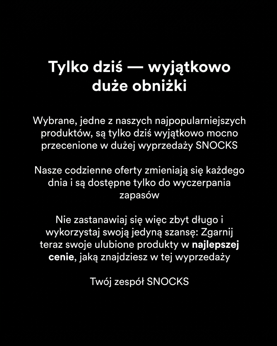 Snocks Facebook ad