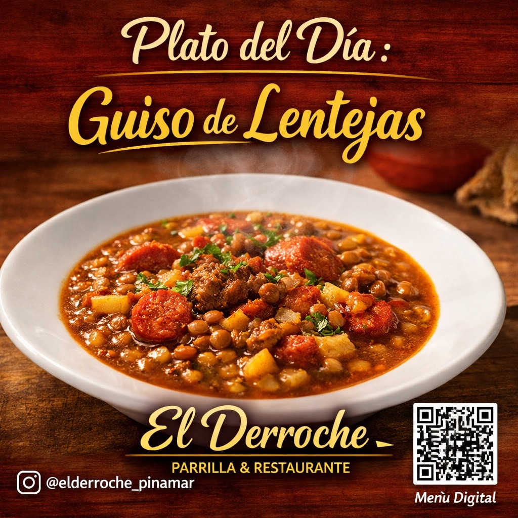 El Derroche Facebook ad: Plato del Día