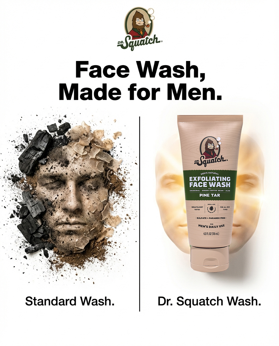 Dr. Squatch Facebook ad