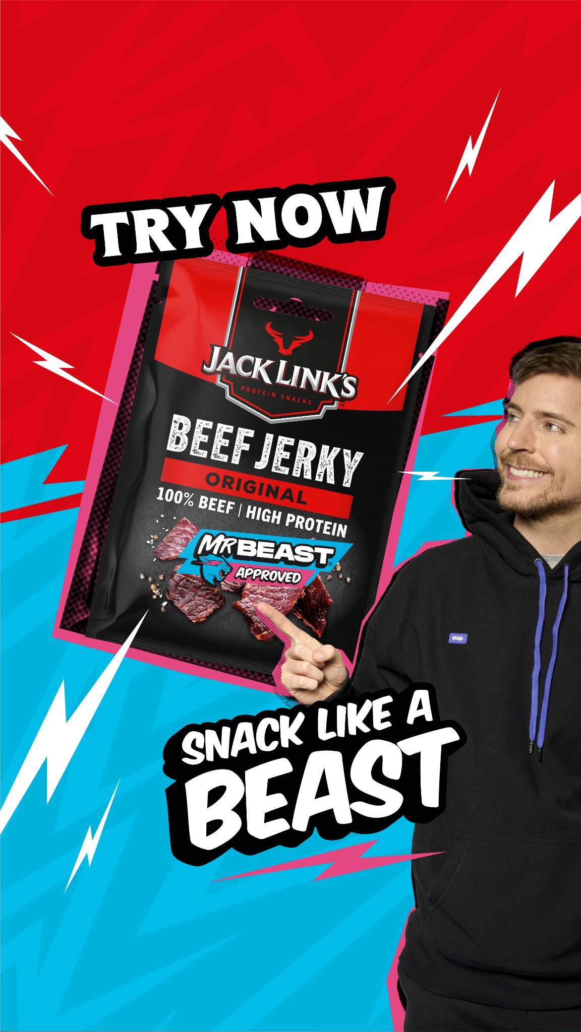 Jack Link's Europe Facebook ad from Dec 22, 2025
