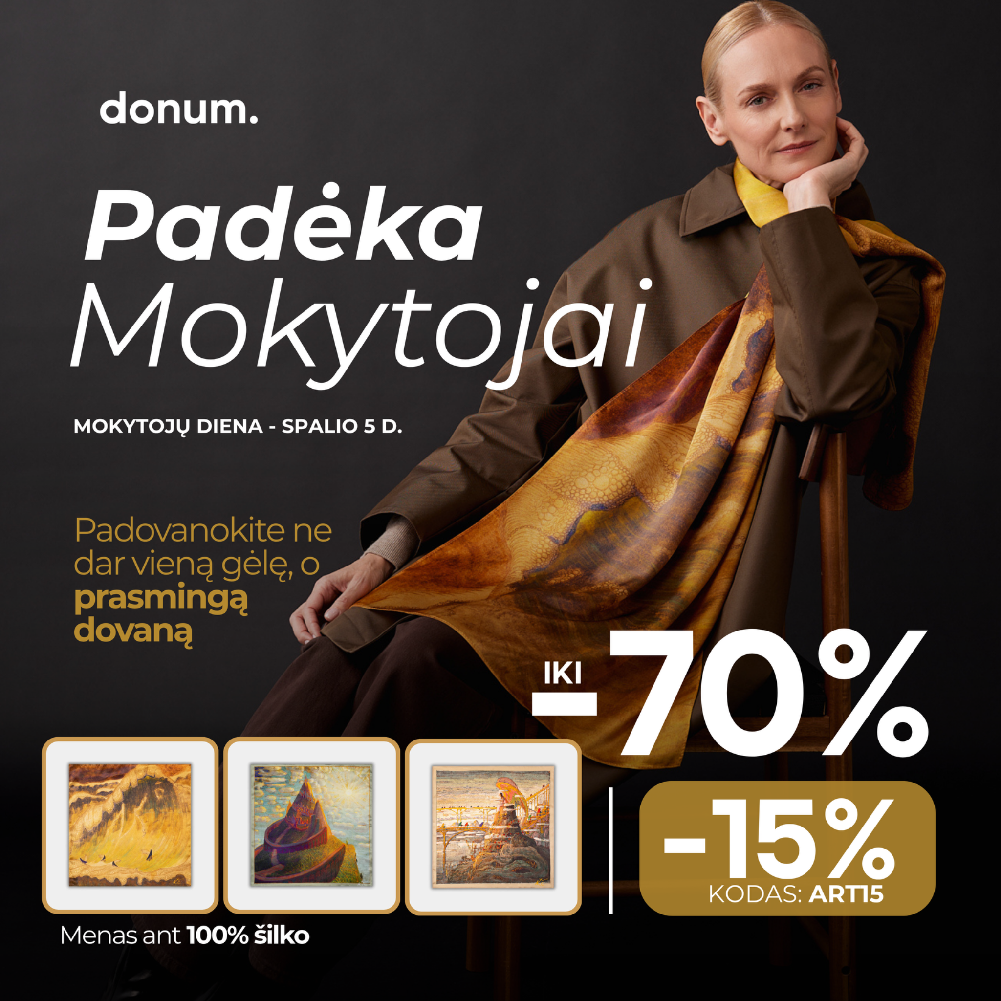 donum. Facebook ad: M.K. Čiurlionio kolekcija