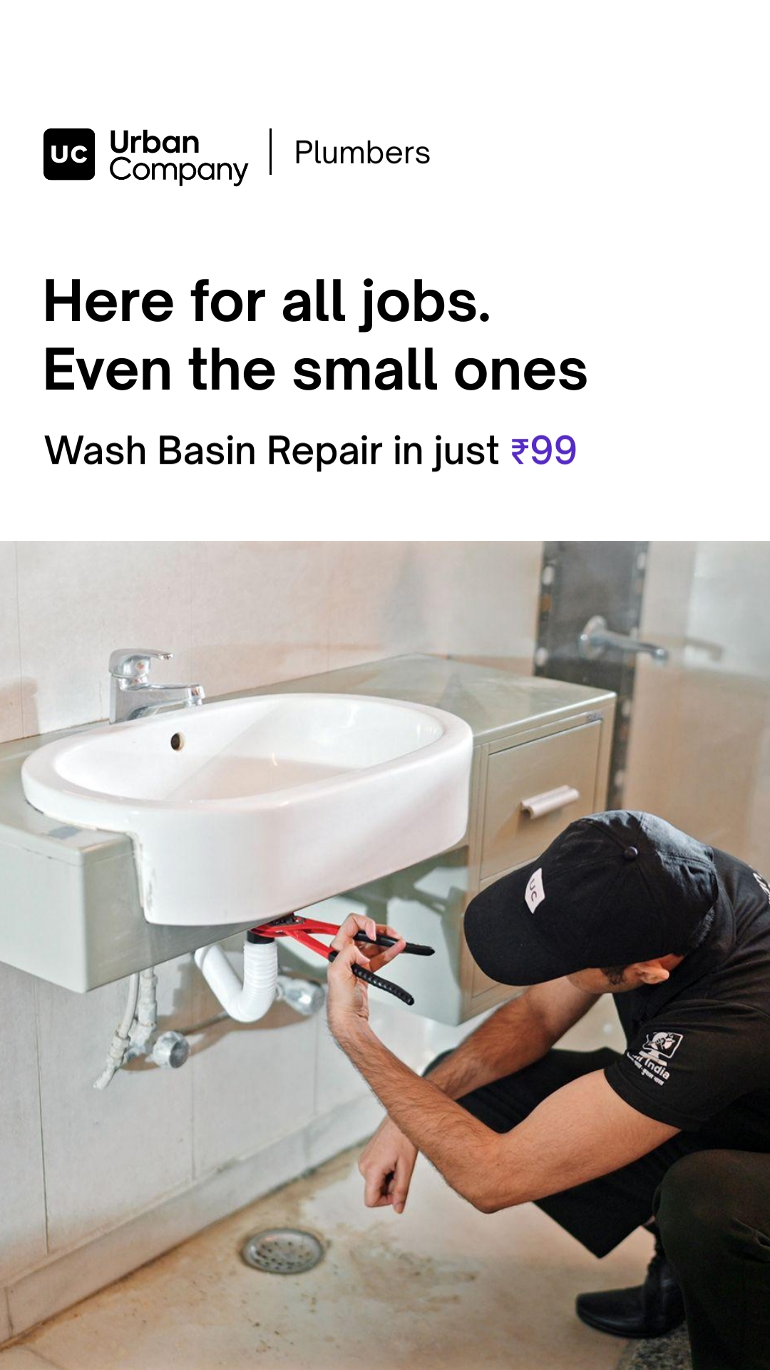 Urban Company Repairs Facebook ad