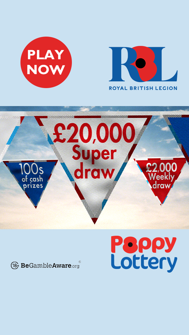Royal British Legion Facebook ad from Jul 7, 2026