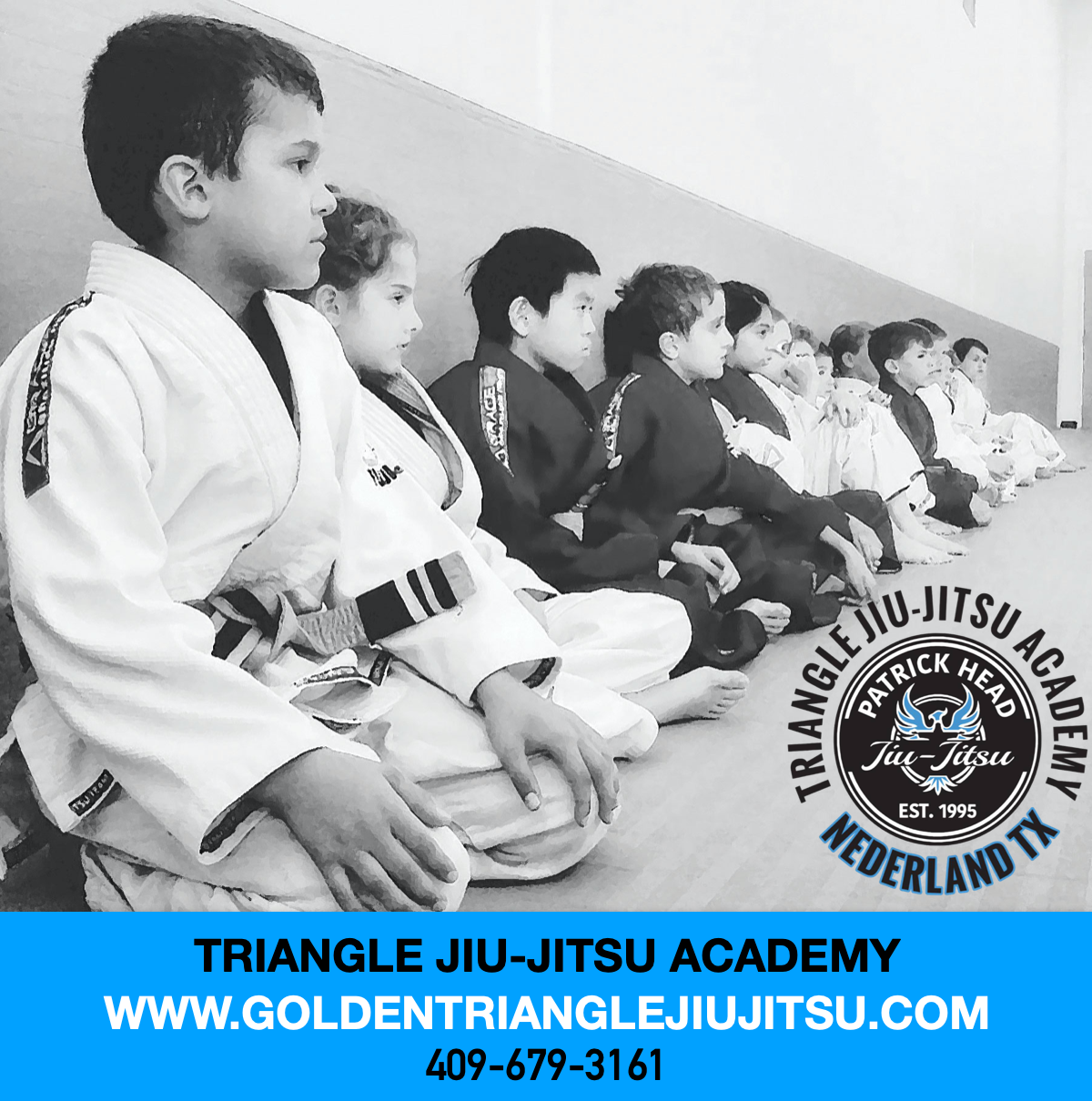 Golden Triangle Jiu-Jitsu Academy Facebook ad from Feb 26, 2026
