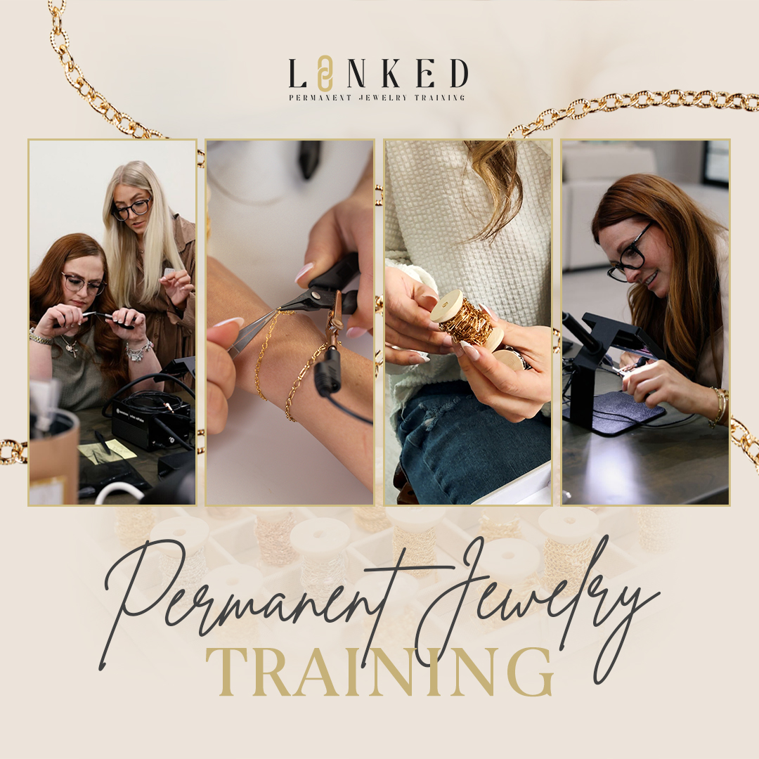 Linked Permanent Jewelry Training Facebook ad