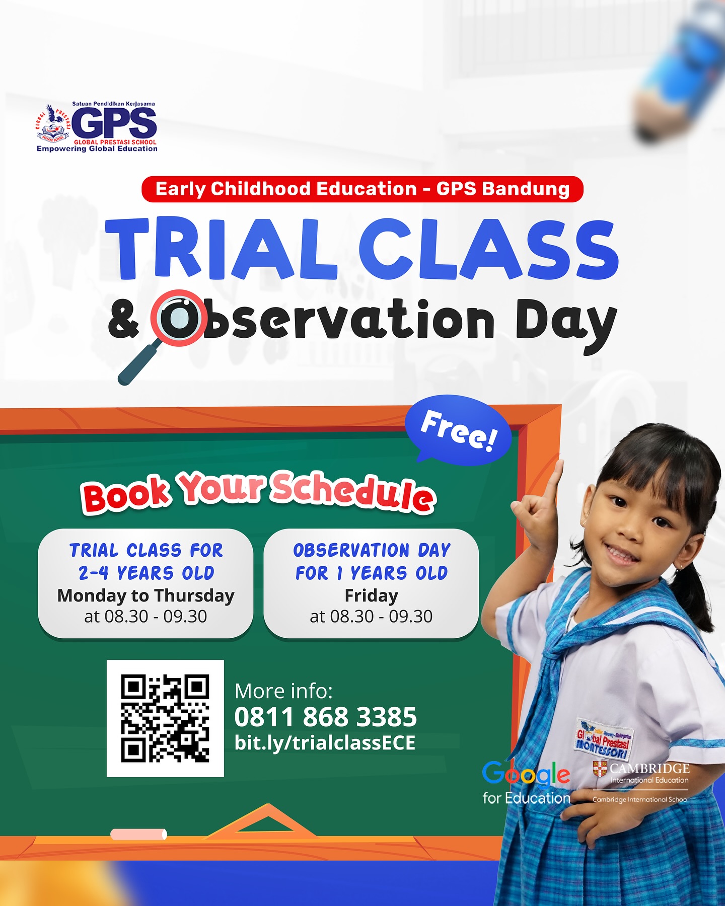 Global Prestasi Bandung Facebook ad: Curious about how learning happens at Global Prestasi…