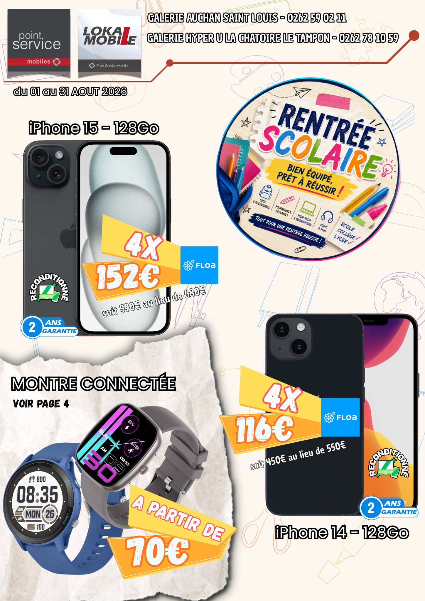 Lokal Mobile by PSM Facebook ad: LA RENTRÉE C'EST BIENTOT.